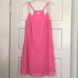Lilly Pulitzer pink lace..comfortable & so pretty!